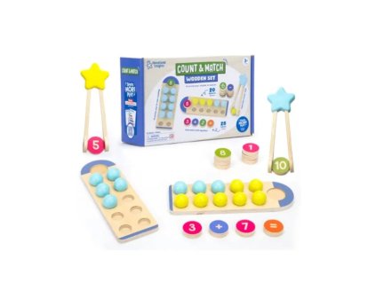 Learning Resources - Dřevěná sada pro počítání a přiřazování