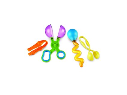 Learning Resources - Sada nástrojů pro jemnou motoriku - Helping Hands - 4 ks