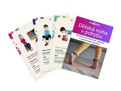 Spokonozka karty ebook Detska noha digital