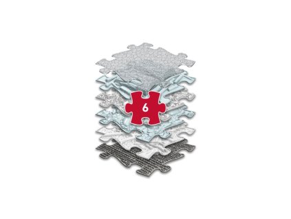 Muffik - set ortopedických podlah Zimní 6 ks