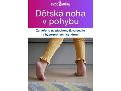 Fyzionozka cover Detska noha v pohybu