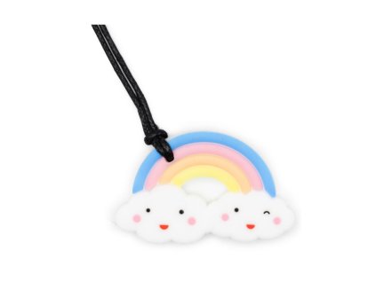 Jellystone Designs - Náhrdelník s kousátkem Duha