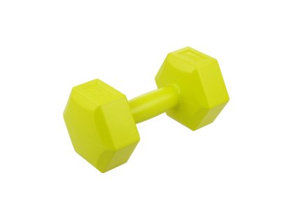 Lifefit - Vinylová činka 2 kg, sv. zelená BAZAR