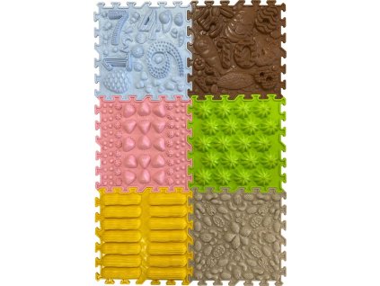 Ortonature - set ortopedických podlah Sladká matematika 6 ks