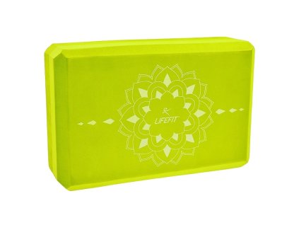 Lifefit - joga blok Boga zelený