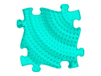 Muffik - ortopedická podlaha Twister tvrdý tyrkysový