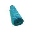 LIFEFIT - Podložka YOGA MAT MANDALA DUO 183x58x0,6cm - tyrkysová