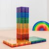 Connetix Tiles - Magnetická stavebnice Rainbow Square Pack 42ks