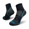 NORTHMAN - Antibakteriální ponožky Run Silver PRO MID - Černá