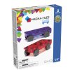 Magna Tiles - Magnetická stavebnice Cars Purple/Red 2 ks