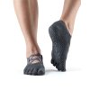 ToeSox - Full Toe Elle Grip - Charcoal Grey