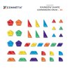 Connetix Tiles - Magnetická stavebnice Rainbow Shape Expansion pack 36 ks