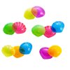 EDX Education - Transparentní hmatové mušle Fluro colors, 72 ks