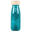 Petit Boum - Senzorická třpytivá láhev tyrkysová