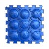 Ortopedická podlaha ORTHO PUZZLE Glóbusy modré - měkké
