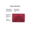 Yoggys - Cihlička na jógu bordo Mandala