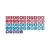 Magna Tiles - Magnetická stavebnice microMAGS Learn Numbers 56 ks