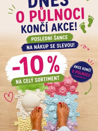🔥 Je to tady – poslední den akce Zpátky do pohybu! Pokud máte něco vyhlédnutého, dnes máte poslední možnost nakoupit se...