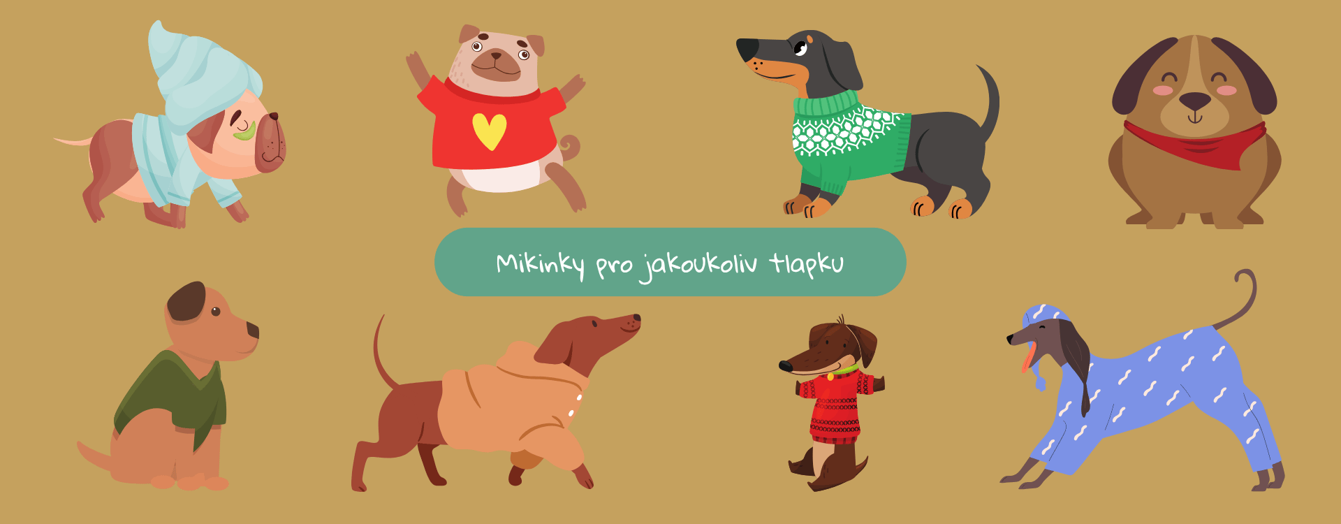 Mikiny pro psy