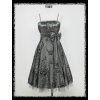 Šedé stříbrné krátké společenské retro šaty pro plnoštíhlé DR0578b