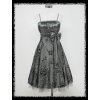 Šedé stříbrné krátké společenské retro šaty pro plnoštíhlé DR0578b