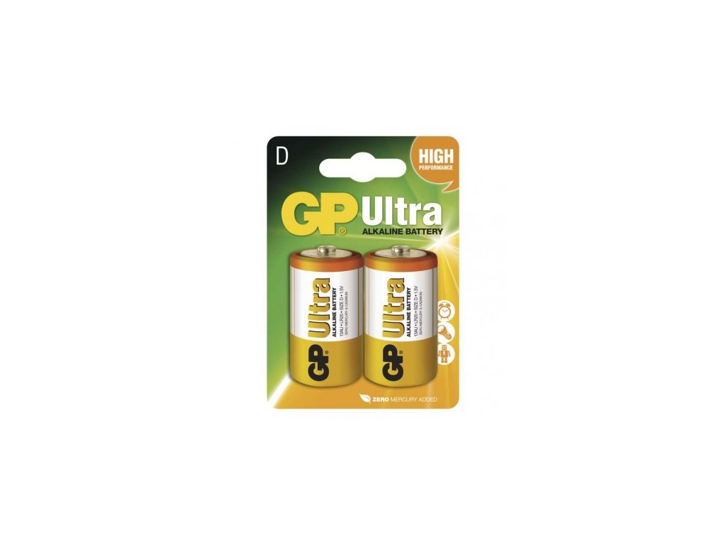 Alkalická baterie GP Ultra LR20 (D)
