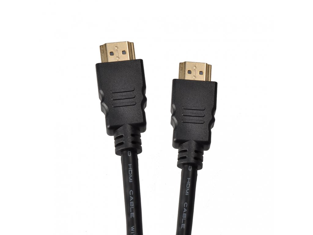 HDMI kabel s Ethernetem - HDMI 1.4 A konektor - HDMI 1.4 A konektor - 1,0m - Solight (SSV1201)