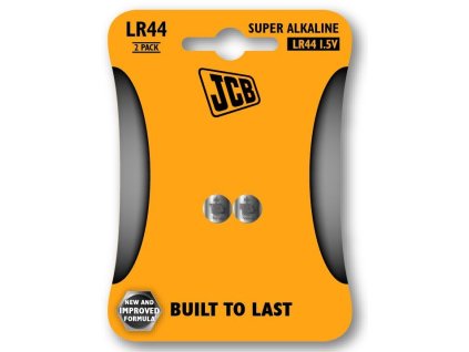 JCB alkalická baterie LR44, blistr 2 ks