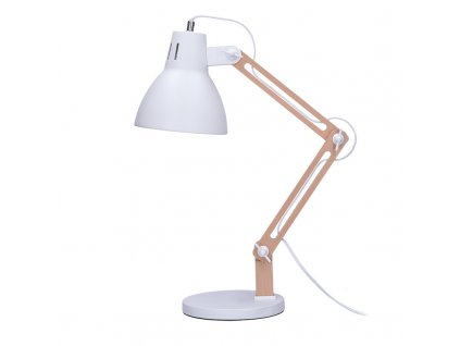 Stolní lampa Falun - 1 x E27 / max. 25 W, bílá - Solight (WO57-W)  (poškozený obal výrobku - plná záruka!)