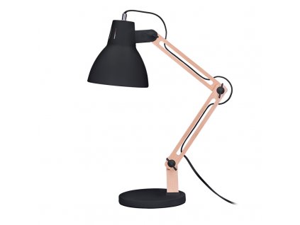 Stolní lampa Falun - 1 x E27 / max. 25 W, černá - Solight (WO57-B)  (poškozený obal výrobku - plná záruka!)