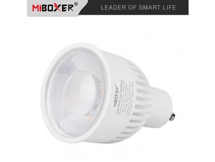 SMART LED žárovka CCT - 6W, GU10, CCT, 30°, 580lm, reflektor - MiBoxer (FUT107) - 01