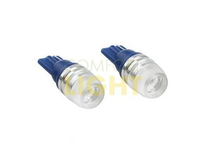 LED autožárovka W5W 1,5W 12V BLUE s čočkou - Comfort Light (COM_32104)