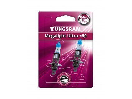 H1 Megalight Ultra +90% (2 ks) - Tungsram (50310XU;98016175)  (cena za sadu 2 ks!)