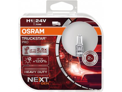 H1 Osram Truckstar® Pro Next Generation (2 ks) - 24V, 75W, P14.5s - Osram (64155TSP-HCB)  (cena za sadu 2 ks!)