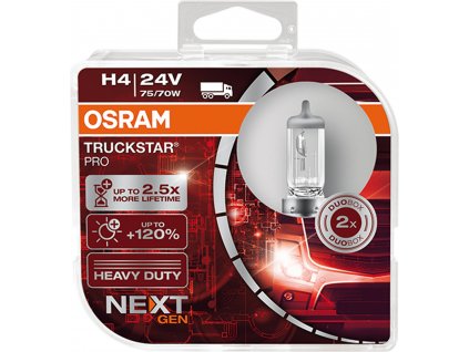 H4 Osram Truckstar® Pro Next Generation (2 ks) - 24V, 75W, P43t - Osram (64196TSP-HCB)  (cena za sadu 2 ks!)