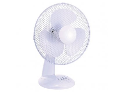 Ventilátor stolní 30 cm, 3 rychlosti, otočný - Solight (1S21)  (poškozený obal výrobku - plná záruka!)