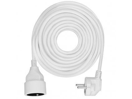 Prodlužovací kabel spojka 10m, 3x1,5mm, 1 zásuvka, bílá - Solight (PS06)