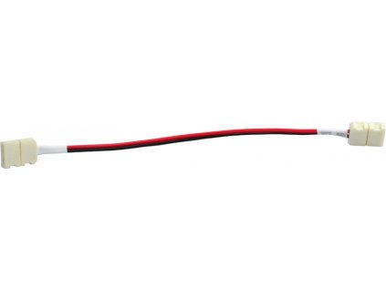 Solight propojovací kabel pro LED pásy, 8mm zacvakávací konektor na obou stranách, 1ks, sáček