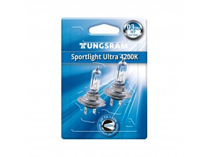 H7 Sportlight Ultra 4.200° K (2 ks) PX26d - Tungsram (58520SBU)  (cena za sadu 2 ks!)