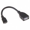 USB kabel 2.0 A/F- micro B/M OTG 15 cm