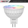 SMART LED žárovka RGB+CCT - 4W, MR16, RGB+CCT, 25°, 280lm, 12V, reflektor - MiBoxer (FUT104) - 01