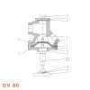 Vřeteno nastavovací pro DV 80