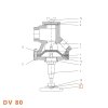 Kohout ruční pro DV 80