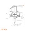 Šroub křídlový DV 80