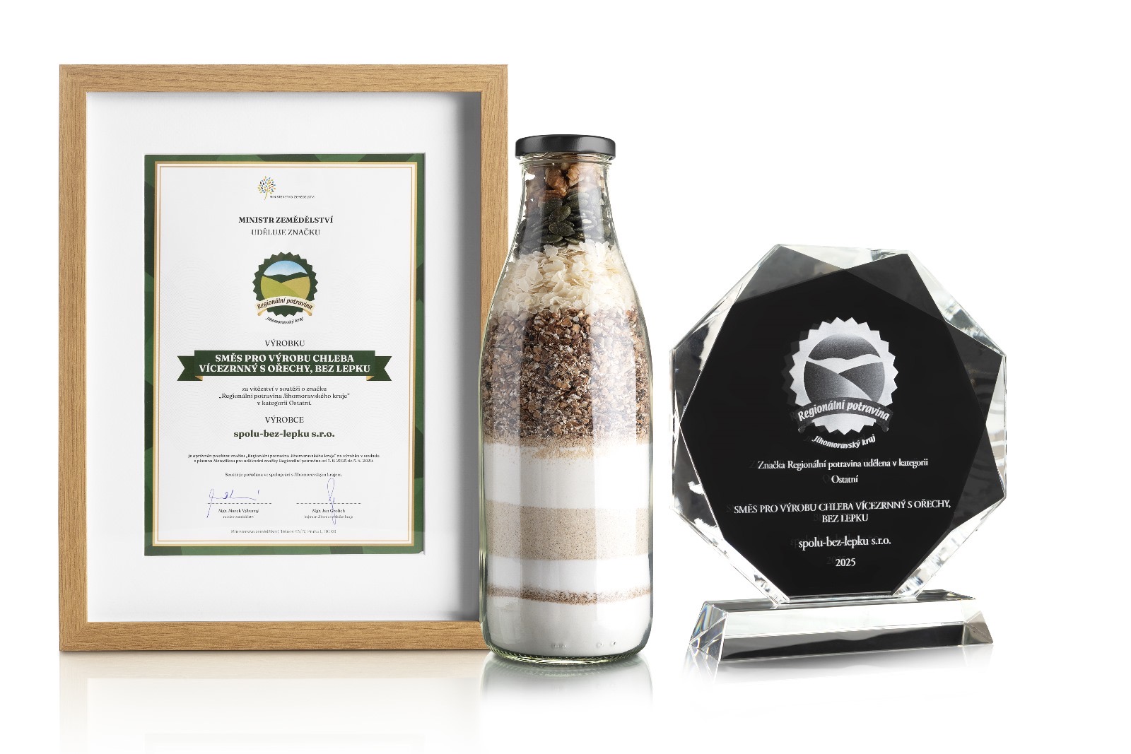 Naše směs v láhvi získala značku REGIONÁLNÍ POTRAVINA!