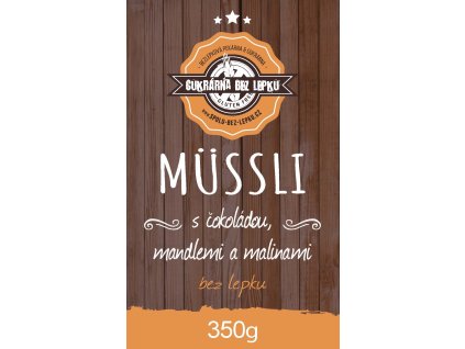 Müsli čokoláda mandle maliny 90x150mm 350g TISK 01 1