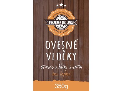 Ovesné vločky s klíčky 50x90mm 350g TISK 01 1