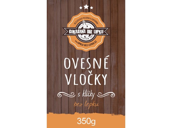 Ovesné vločky s klíčky 50x90mm 350g TISK 01 1
