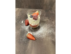 Jahodová PANNA COTTA, 4ks