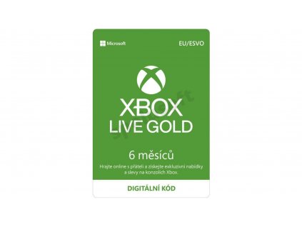 Xbox live gold 6 mesicu v